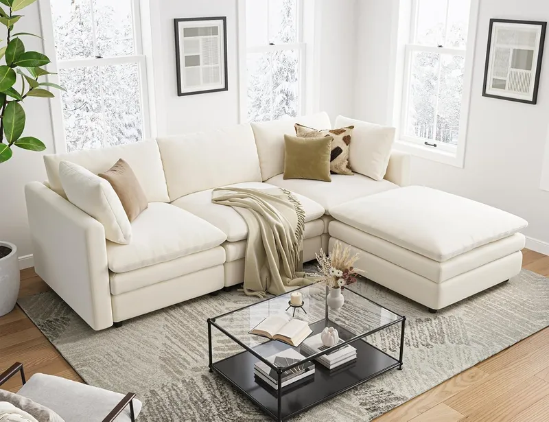 Txtin’s Cloud Couches for Living Room L Shaped Sectional Couch