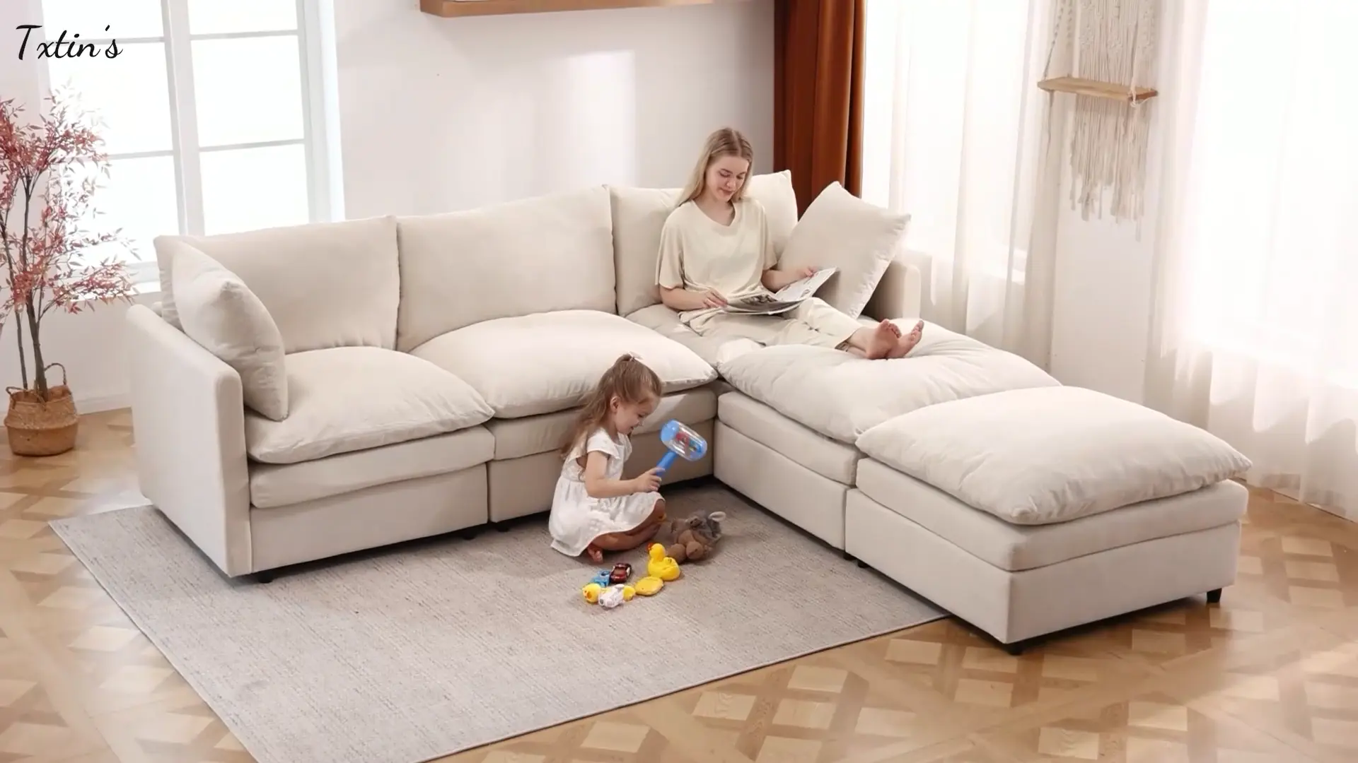 Txtin’s Cloud Couches for Living Room
